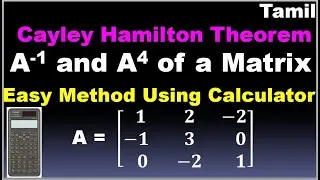 Matrices and Calculus | Cayley Hamilton Theorem | Inverse of a Matrix Using Cayley Hamilton Theorem