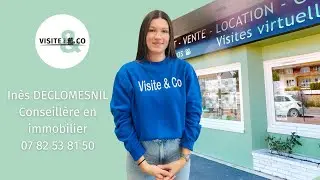 Inès DECLOMESNIL, votre conseillère en immobilier à Courseulles-sur-Mer / Visite & Co