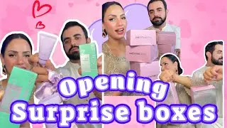 Opening Surprise Mystery Boxes With My Husband! 😱🎁