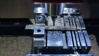 Нарезка ключа на ЧПУ лезвие hu64