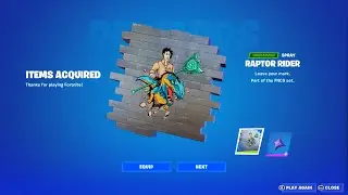 How to Unlock Free Raptor Rider Spray in Fortnite FNCS Major 3 (Full Guide)