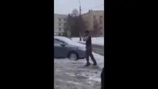 Опасный Кавказец с монтировкой!