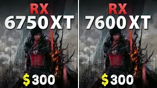 RX 6750 XT vs RX 7600 XT // Test in 12 Games