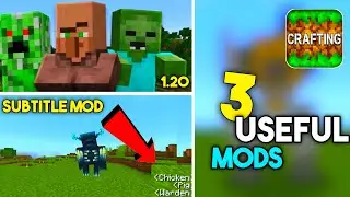 Top 3 Useful Mods For Crafting and Building | Crafting and Building