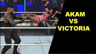 WWE 2K25 Victoria vs Akam - No Holds Iron