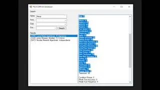 PES Stats Offline Database