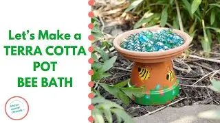 Let’s Make a Terra Cotta Bee Bath!