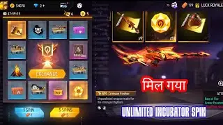 INCUBATOR SPIN // UNLIMITED INCUBATOR VOUCHER //VINESH GAMER UK -GARENA FREE FIRE