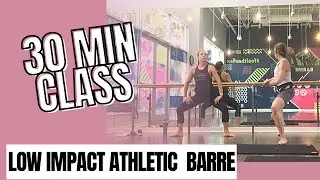 30min Low Impact Athletic Barre Strength Workout. Sculpt Your Legs. Follow Along Home/Gym