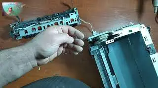 HP LaserJet 1010 The problem with Fuser Film Sleeve. How to replace the Fuser Film, thermo film.