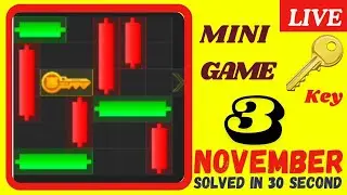 3rd November Hamster Kombat Daily Mini-Game Puzzle Solved #hamstercombat #minigame #minipuzzle