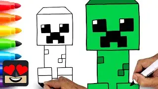 How To Draw Minecraft Creeper