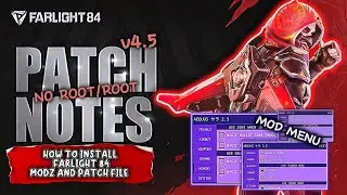 HOW TO DOWNLOAD INSTALL AND PATCH FARLIGHT 84 MOD MENU v4.5 | UNDETECTED MAIN ACCOUNT SAFE