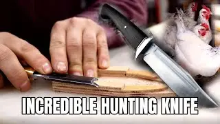 Best Hunting Knife You Have Ever Seen? - [ Leather Sheath Build ]