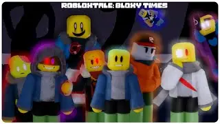 All Current Characters Showcase [Robloxtale: Bloxy Times]
