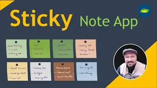 Sticky Notes App Tutorial | How to Use Sticky Notes on Desktop | Basic Science Series