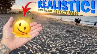 THIS is What to Expect When Metal Detecting a Monterey Beach…