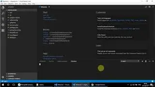 04 creating the angular app -  MEAN project with Angular 4 (and 5) - Creating a CMS