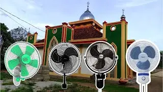 Grebek Kipas Angin Masjid Banyak Sekali Kipas Angin Dinding Maspion dan Miyako