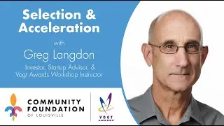 Greg Langdon on the Community Foundation of Louisville's Vogt Awards