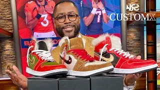 NRS CustomX | Creating THREE Pairs of Fully Custom Holiday Kicks in ONE WEEK for Nate Burleson!