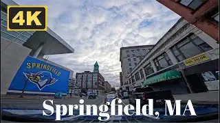 Springfield, Massachusetts, USA 🇺🇸  4K Drive