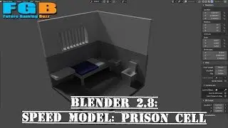 Blender 2.8:  Isometric Speed Modelling Prison Cell