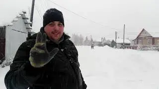 Всех с НОВЫМ ГОДОМ !!! Завёл вездеход спустя 3 месяца покатался по большому снегу !