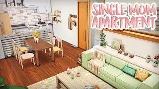 Single Mom Calm Apartment 💗 | The Sims 4: Apartment Speed Build