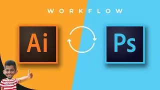 workflow of Photoshop  and  Illustrator | Photoshop Tutorial  | Photoshop Vibes