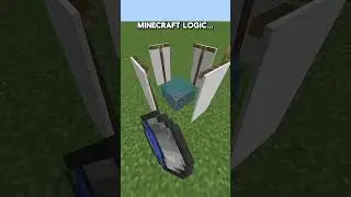 Minecraft Water Logic 😂 #minecraft #shorts
