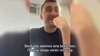 Banka Sırasında Orta Yaş Cinneti😂