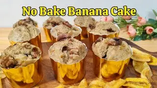 How to make No Bake Banana Cupcake | Kitchen Time with Anna