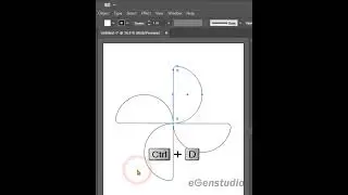 Google Photo logo in Illustrator #illustrator #shorts