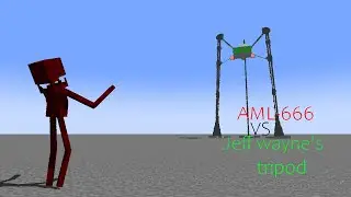 AML 666 vs Jeff Wayne's tripod | AML Foundation VS War Of The Worlds - Minecraft Animation