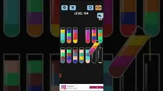 solve water game color sort level 194