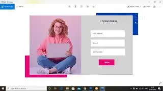 How to create HTML form design using photoshop || UX design || UI infotech