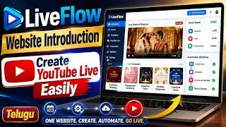 LiveFlow Website Introduction Video for Youtube LiveStreaming