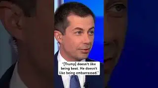 Pete Buttigieg mocks Trump saying he will not participate in another debate this year #shorts