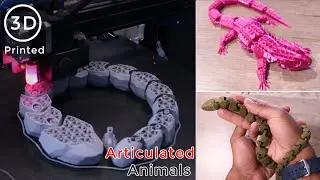 Awesome ARTICULATED 3D Print Animals