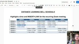Create Your Weekly Zoom Links