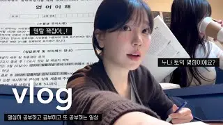 [Vlog] Seoul National University Student Vlog | The daily life of a law school student studying w...