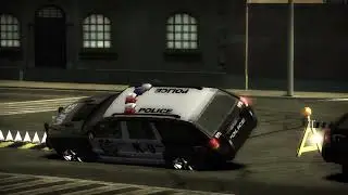 Spike Strip Busted Scenes - NFS MW 2005