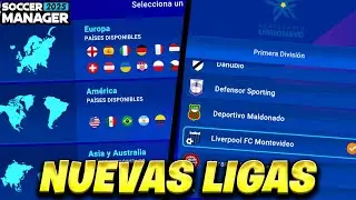 ¡SOCCER MANAGER 2025 TENDRÁ 90 LIGAS EN EL JUEGO!