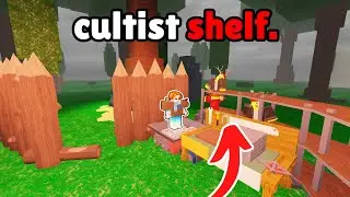 I Built the MOST CURSED BASE In 99 Nights in the Forest!