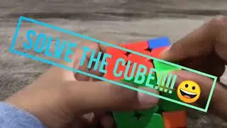 Rubik's Cube Example Solve