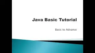 Java Basic Introduction || Java Basic Tutorial || Explain Each Programs In Java Part - 1