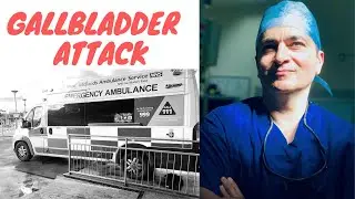 Gallbladder (gallstones) pain attack symptoms; diagnosis and treatment in hospital, patient journey