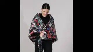 Шаль утепленная 100 Flowers (100 Цветов)
