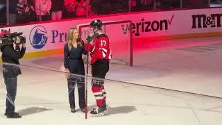 NJ Devils 3 Stars Of The Game Simon Nemec #1 1/5/24 vs. Chicago IN ARENA CAM
